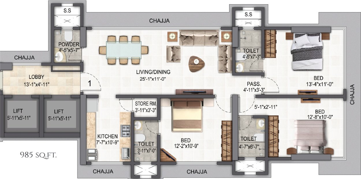 Trishabh Greens Wing A