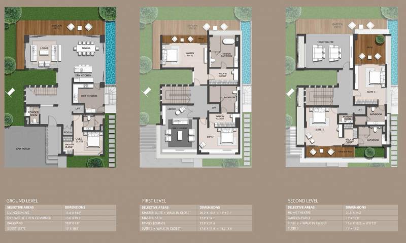Raffles Raffles Park (5BHK+5T (6,400 sq ft) + Pooja Room 6400 sq ft)