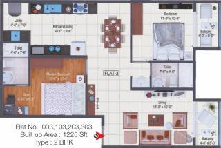 Poorvi Srinivasa Grand (2BHK+2T (1,225 sq ft) 1225 sq ft) Poorvi Srinivasa Grand (2BHK+2T (1,225 sq ft) 1225 sq ft)