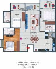 Poorvi Srinivasa Grand (3BHK+3T (1,618 sq ft) 1618 sq ft) Poorvi Srinivasa Grand (3BHK+3T (1,618 sq ft) 1618 sq ft)