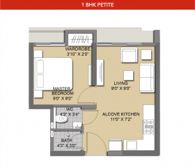 Lodha Codename Golden Ticket (1BHK+1T (289 sq ft) 289 sq ft) Lodha Codename Golden Ticket (1BHK+1T (289 sq ft) 289 sq ft)