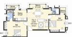 Doshi Tranquil Floor Plan (2BHK+2T)