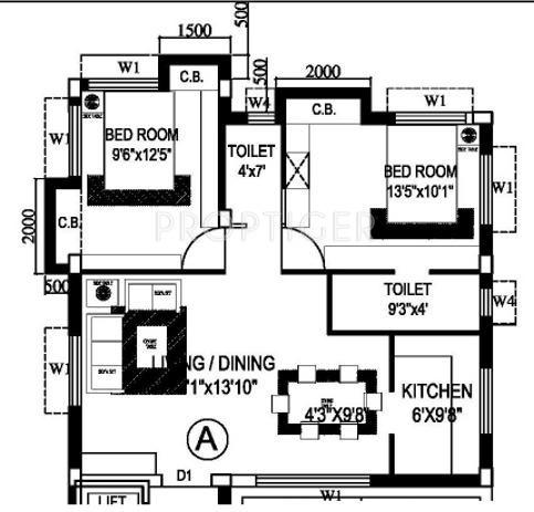 Eden Roma Phase 4 (2BHK+2T (780 sq ft) 780 sq ft) Eden Roma Phase 4 (2BHK+2T (780 sq ft) 780 sq ft)