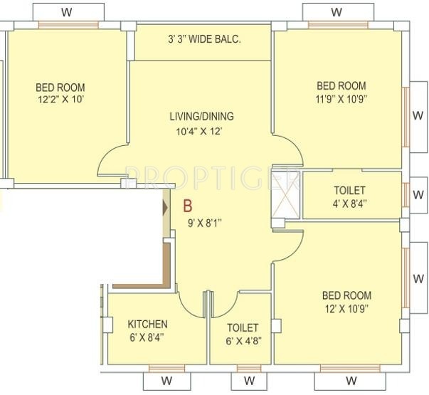 Eden Majestic (3BHK+2T (1,102 sq ft) 1102 sq ft) Eden Majestic (3BHK+2T (1,102 sq ft) 1102 sq ft)