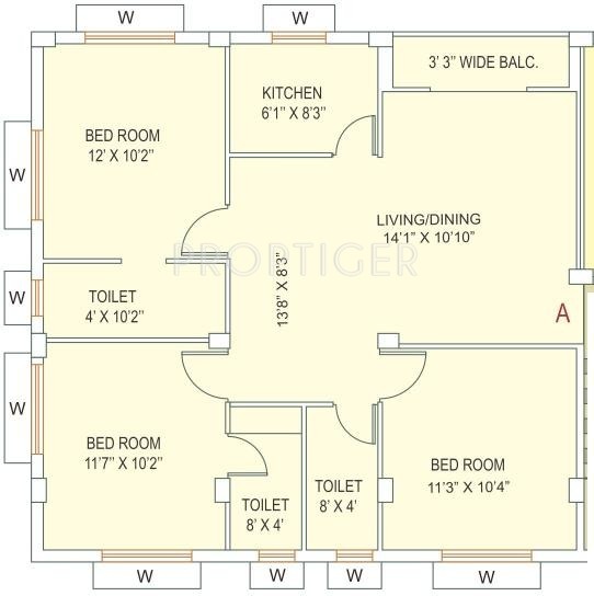 Eden Majestic (3BHK+3T (1,222 sq ft) 1222 sq ft) Eden Majestic (3BHK+3T (1,222 sq ft) 1222 sq ft)