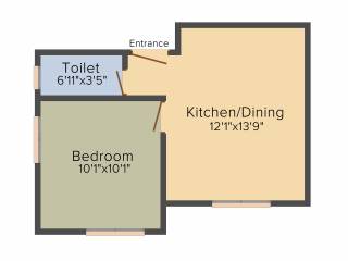 Siddhi Vinayak Maa Tara Apartment (1BHK+1T (469 sq ft) 469 sq ft)