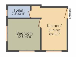 Siddhi Vinayak Maa Tara Apartment (1BHK+1T (383 sq ft) 383 sq ft)