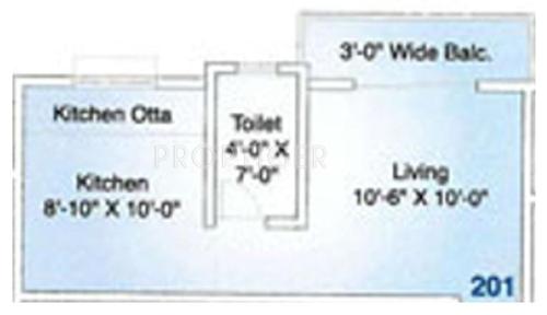 Shivtara Tara Aangan (1BHK+1T (525 sq ft) 525 sq ft)