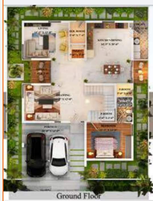  urban life Floor Plan Ground Floor Plan