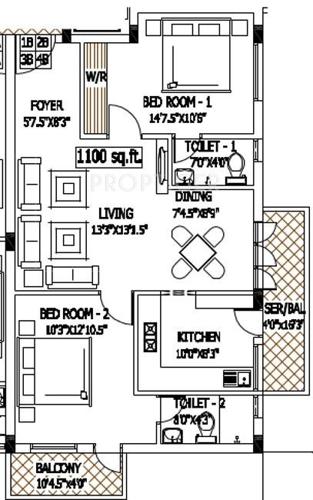 Green Yamraj Enclave (3BHK+3T (1,200 sq ft) 1200 sq ft)