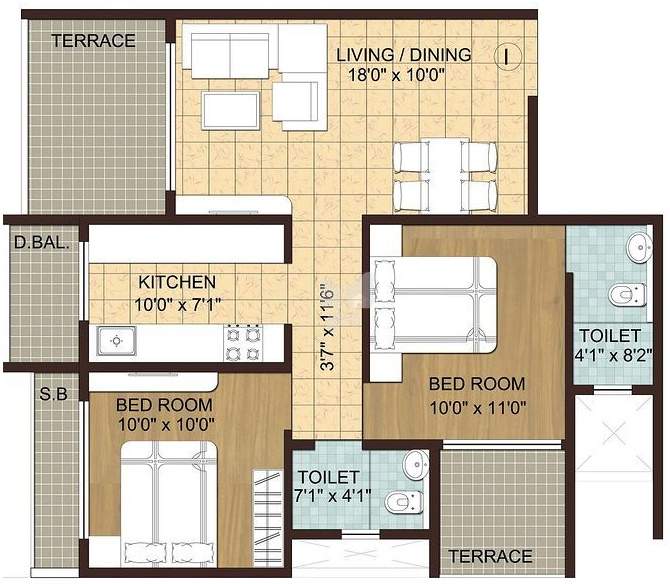  kiarah terrazo phase ii Floor Plan Floor Plan