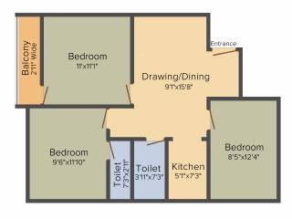 Siddhi Vinayak Vinayak Apartment (2BHK+2T (828 sq ft) 828 sq ft) Siddhi Vinayak Vinayak Apartment (2BHK+2T (828 sq ft) 828 sq ft)