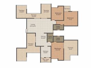 VTP Urban Soul (3BHK+3T (1103 sq ft) 1103 sq ft)