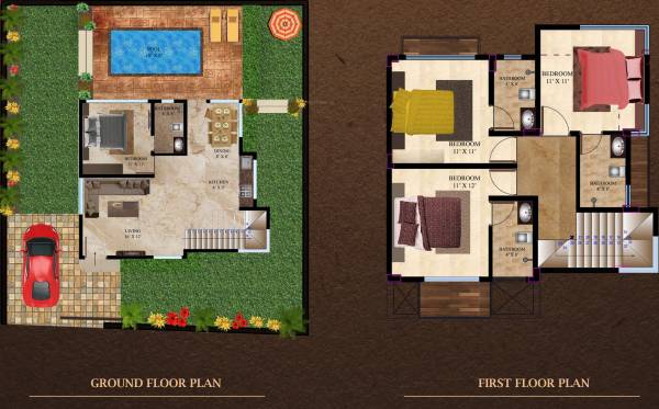 GG The Beverly Hills (4BHK+4T (2,475.70 sq ft) 2475.7 sq ft)