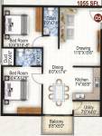 K R Grand View Heights (2BHK+2T (1,055 sq ft) 1055 sq ft) K R Grand View Heights (2BHK+2T (1,055 sq ft) 1055 sq ft)