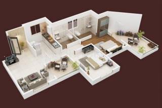 Venkatesh Oxy Ultima (2BHK+2T (931 sq ft) 931 sq ft)