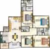Horizon Group Premium Saket Floor Plan (3BHK+3T)
