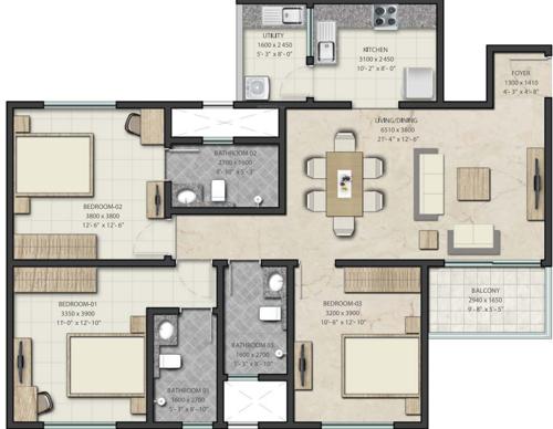 Floor Plan royal-pavilion-phase-5-wing-8-and-9 Floor Plan Floor Plan