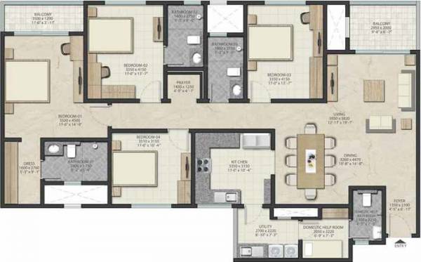 Floor Plan royal-pavilion-phase-5-wing-8-and-9 Floor Plan Floor Plan