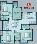 Jamals Splendor (3BHK+3T (1,215 sq ft) 1215 sq ft) Jamals Splendor (3BHK+3T (1,215 sq ft) 1215 sq ft)