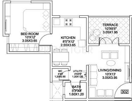 Unnati Dham (1BHK+1T (564 sq ft) 564 sq ft)