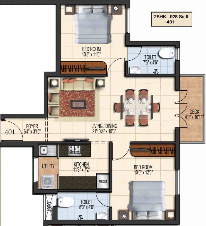 Green Aalam (2BHK+2T (928 sq ft) 928 sq ft) Green Aalam (2BHK+2T (928 sq ft) 928 sq ft)