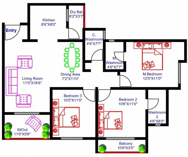  amorapolis-a-wing Floor Plan Floor Plan