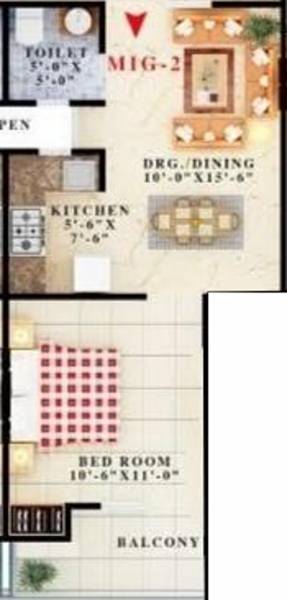 USB Vihaan Group Housing (1BHK+1T (620 sq ft) 620 sq ft) USB Vihaan Group Housing (1BHK+1T (620 sq ft) 620 sq ft)