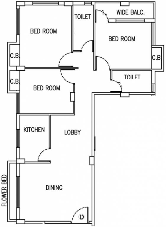 Allmon Riddhi Siddhi Emerald (3BHK+2T (1,116 sq ft) 1116 sq ft) Allmon Riddhi Siddhi Emerald (3BHK+2T (1,116 sq ft) 1116 sq ft)