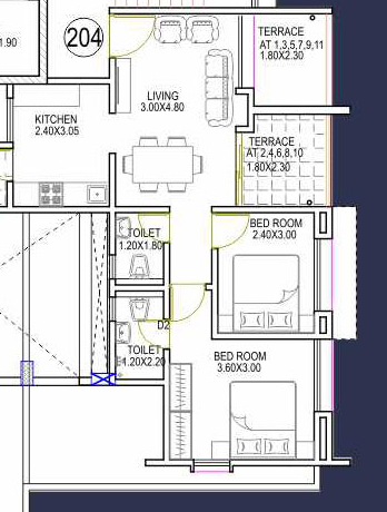  notting hill phase ii Floor Plan Floor Plan