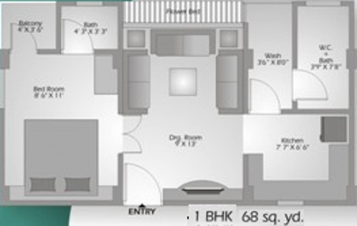 Svasaar Pravesh 1 (1BHK+1T (612 sq ft) 612 sq ft) Svasaar Pravesh 1 (1BHK+1T (612 sq ft) 612 sq ft)