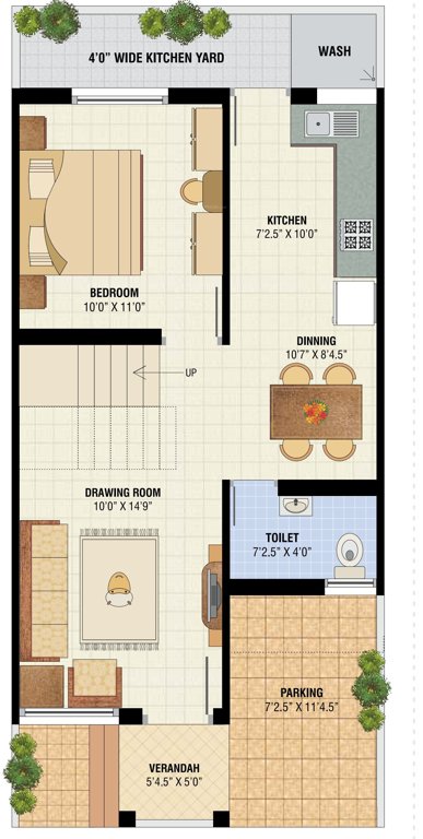  alok city Floor Plan Ground Floor Plan