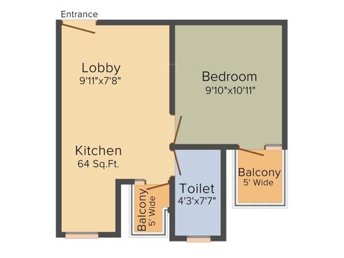 Signature Solera (1BHK+1T (308 sq ft) 308 sq ft)