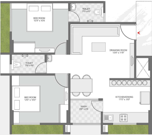 karnavati-riviera Floor Plan Floor Plan