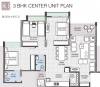 Navkar Kalasagar Heights (3BHK+2T (1,530 sq ft) 1530 sq ft)