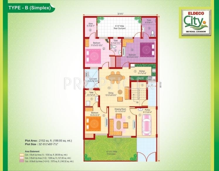 Eldeco City (3BHK+3T (2,152 sq ft) 2152 sq ft)
