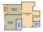 MCK Pratibha Enclave (2BHK+2T (1,100 sq ft) 1100 sq ft)