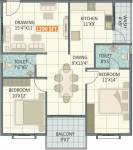 Ruchira Iris (2BHK+2T (1,290 sq ft) 1290 sq ft) Ruchira Iris (2BHK+2T (1,290 sq ft) 1290 sq ft)
