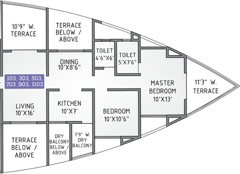 Dudhane Mauli Residency (2BHK+2T (730 sq ft) 730 sq ft)