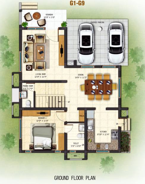 Srivari Ekantam (3BHK+3T (2,274.65 sq ft) 2274.65 sq ft)