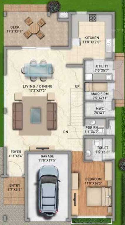  tranqville Floor Plan Ground Floor Plan