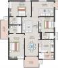 Sri Aditya Athena (3BHK+3T (2,045 sq ft) 2045 sq ft)