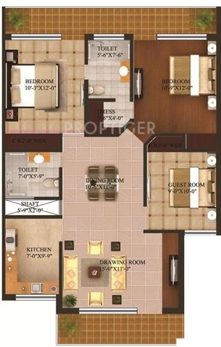 Emerging Emerging Heights II (3BHK+3T (1,605 sq ft) 1605 sq ft) Emerging Emerging Heights II (3BHK+3T (1,605 sq ft) 1605 sq ft)