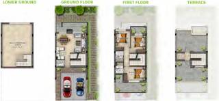 Damac Aquilegia At Akoya Oxygen Cavalli Villas Phase 2 (3BHK+3T (2,829 sq ft) 2829 sq ft)