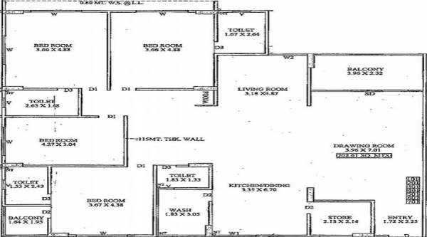  saral-residency Floor Plan Floor Plan