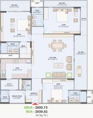 Felicity Aventura (3BHK+3T (2,650.73 sq ft) + Servant Room 2650.73 sq ft) Felicity Aventura (3BHK+3T (2,650.73 sq ft) + Servant Room 2650.73 sq ft)