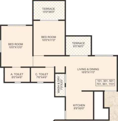 pacific ii Floor Plan Floor Plan