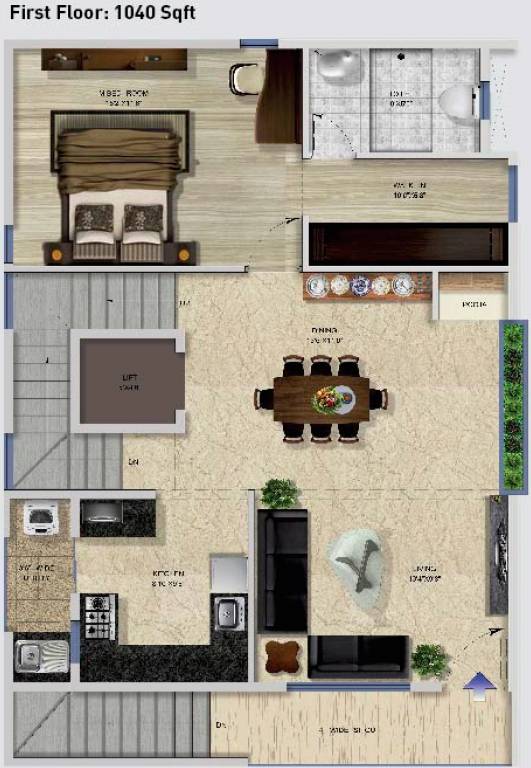 Eternity Tathva (4BHK+4T (4,135 sq ft) + Servant Room 4135 sq ft)