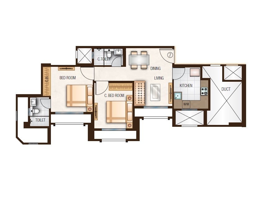 Floor Plan one hiranandani park Floor Plan Floor Plan