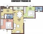 Confident Phoenix III (2BHK+2T (935 sq ft) 935 sq ft) Confident Phoenix III (2BHK+2T (935 sq ft) 935 sq ft)